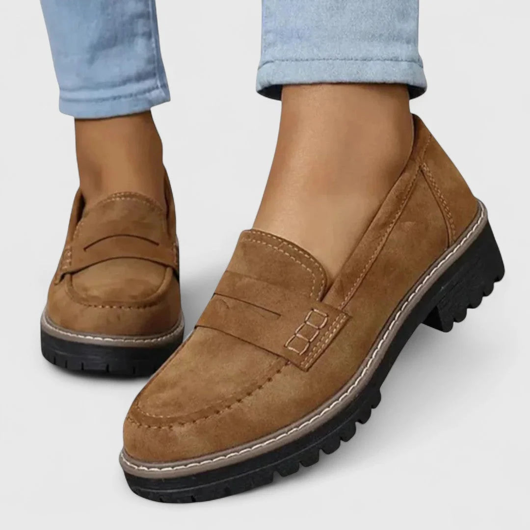 Penny Loafers Platform Slip-On Chunky Lug Sole