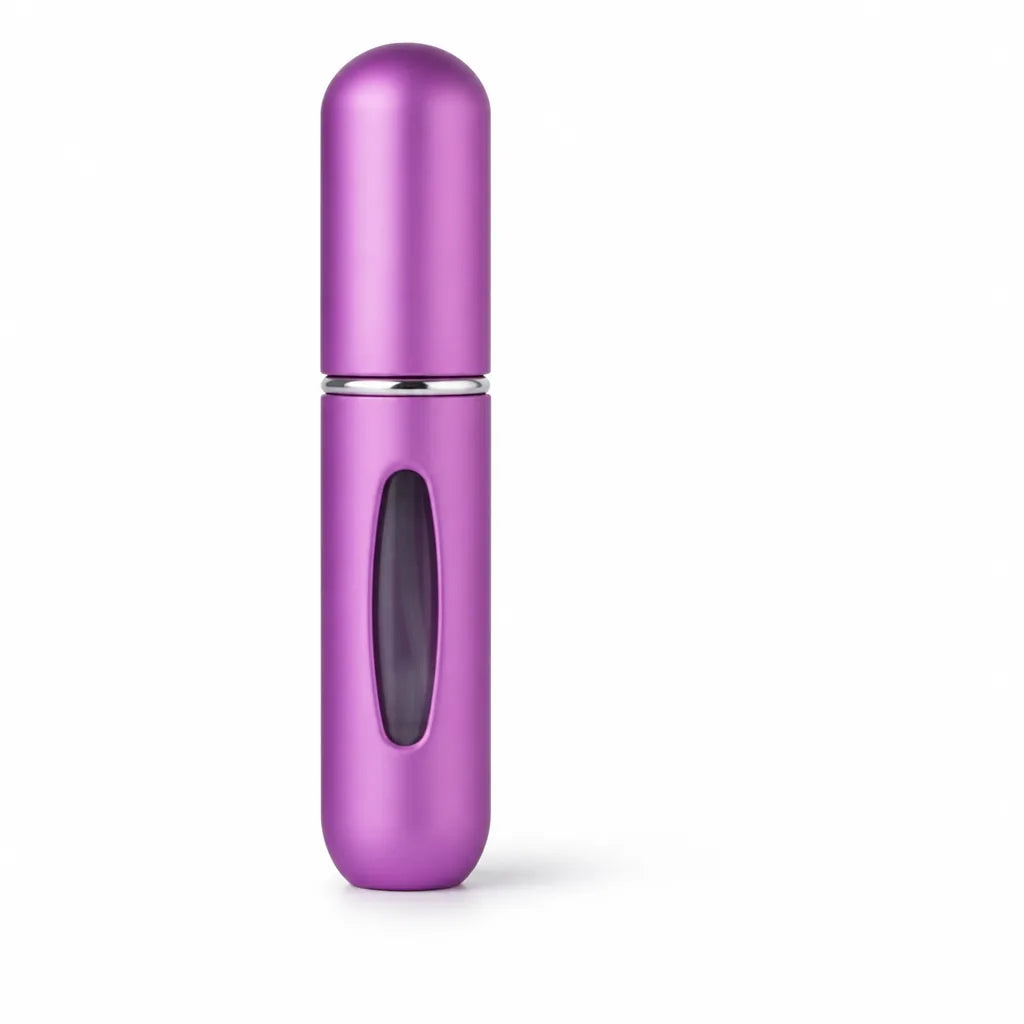 Perfume Atomizer Refillable Leak-Proof Aluminum 5 ml Carry-On Approved