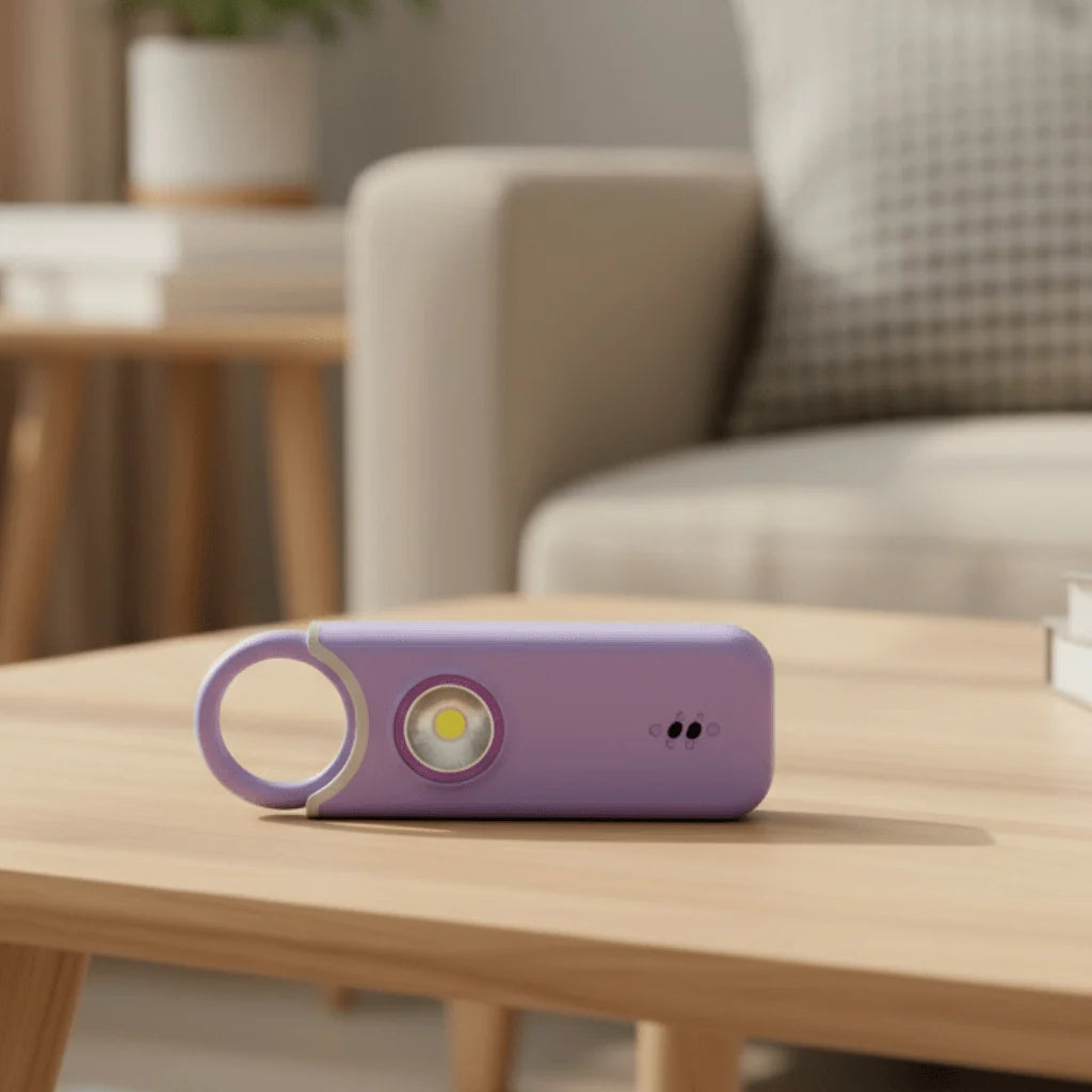 Personal Safety Alarm 130 dB Siren Built-In LED Light
