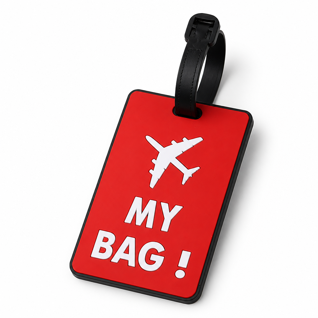 Personalized Lightweight & Durable Luggage Tag (With Strap)