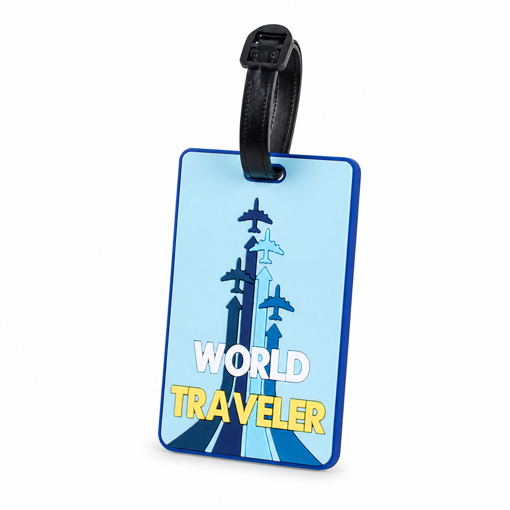 Personalized Lightweight & Durable Luggage Tag (With Strap)