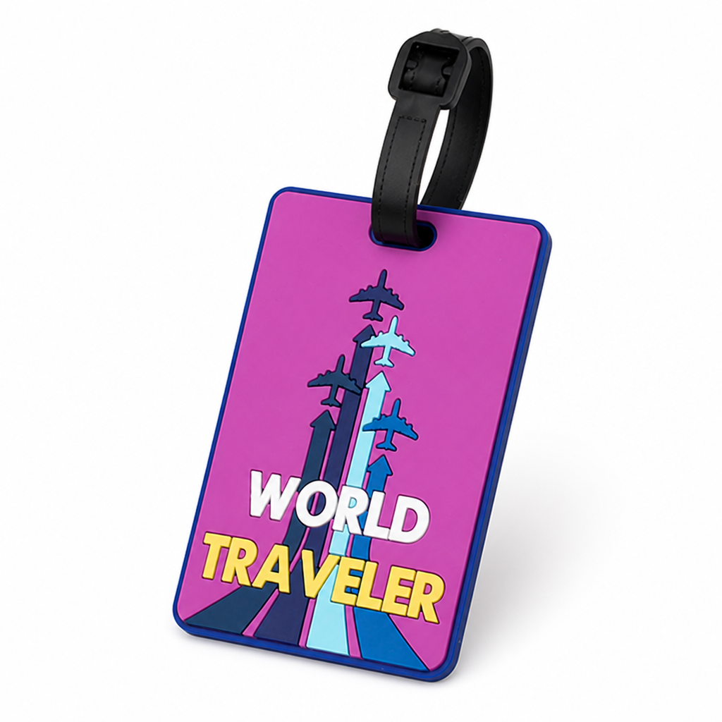 Personalized Lightweight & Durable Luggage Tag (With Strap)
