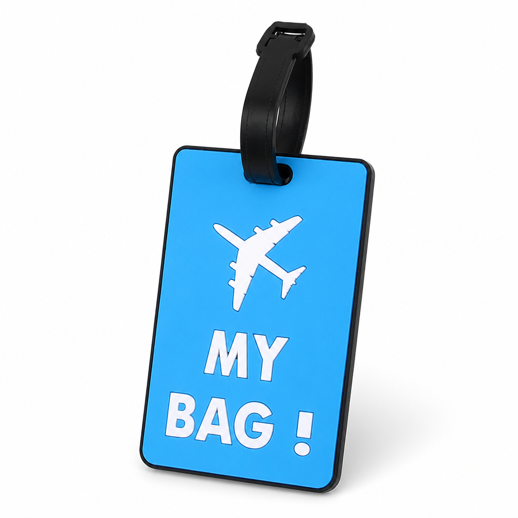 Personalized Lightweight & Durable Luggage Tag (With Strap)