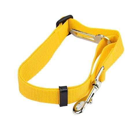 Pet Car Seat Belt Adjustable Quick-Release Nylon Restraint