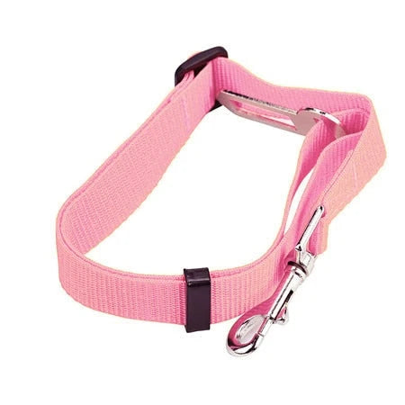 Pet Car Seat Belt Adjustable Quick-Release Nylon Restraint