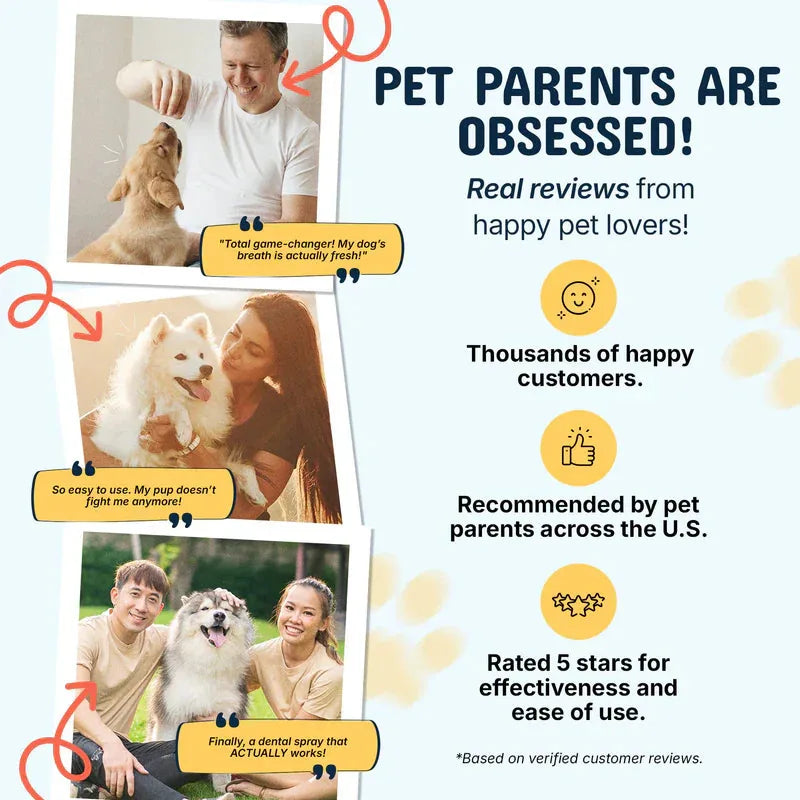 Pet Dental Spray Tartar Care Set of 2