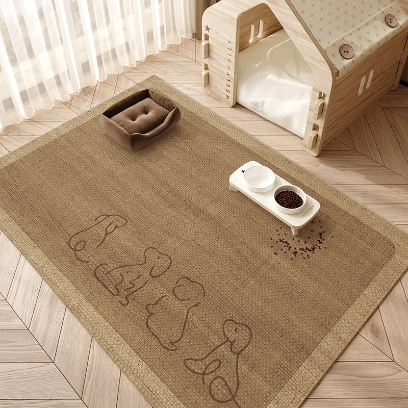 Pet Feeding Mat Non-Slip Easy-Clean Surface