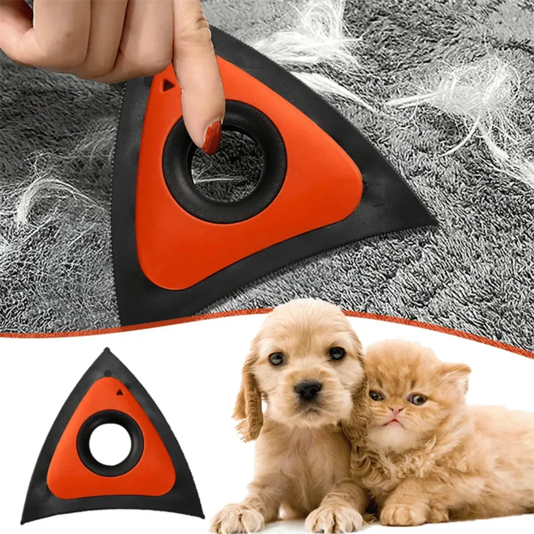 Pet Hair Remover Brush Triangular Reusable Electrostatic