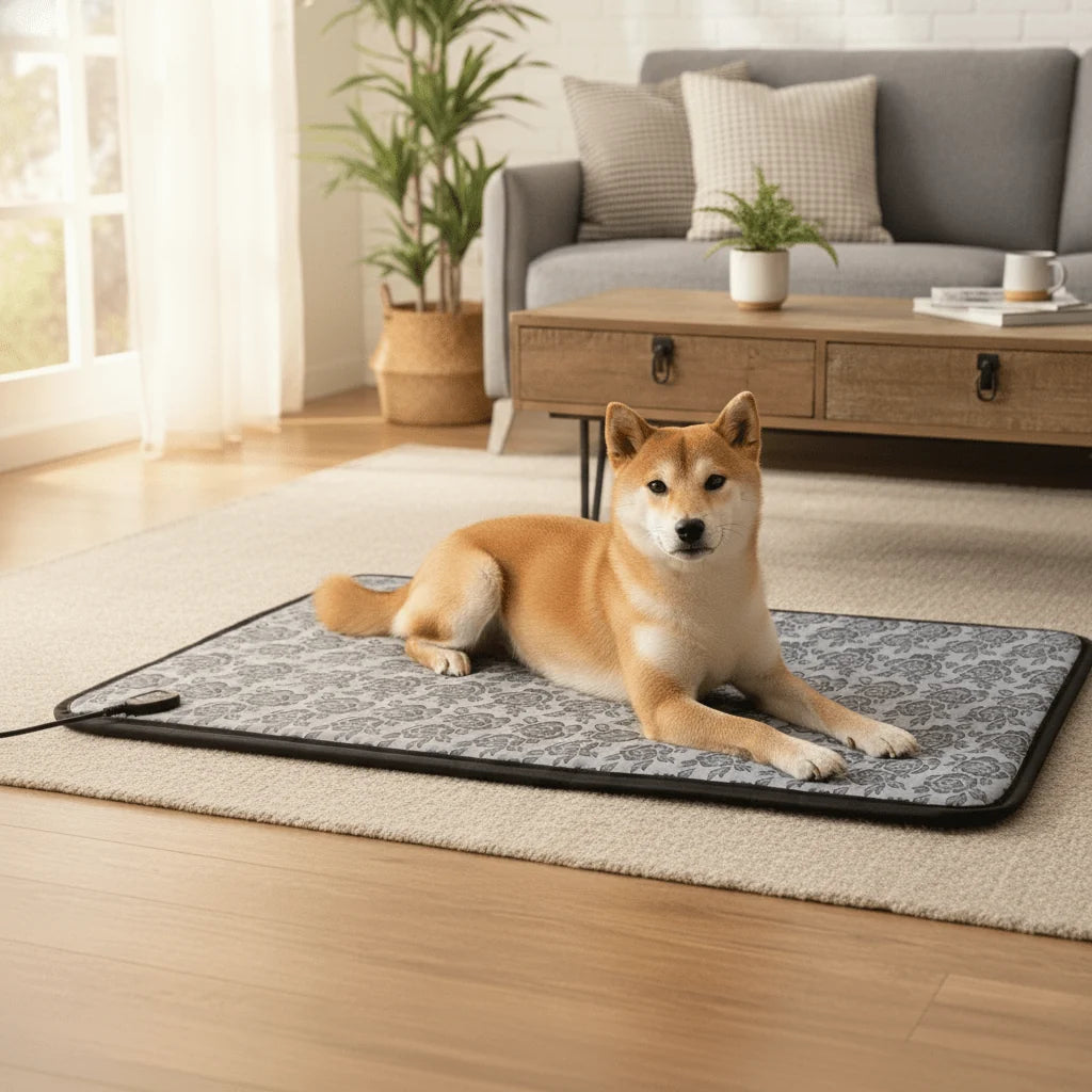 Pet Heating Mat Adjustable Temperature Waterproof Surface