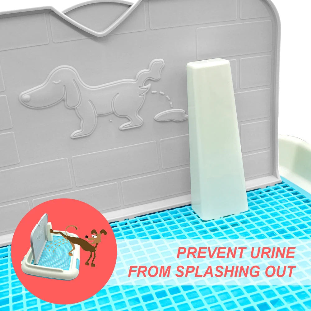 Pet Potty Training Tray Perforated Grate Easy-Clean