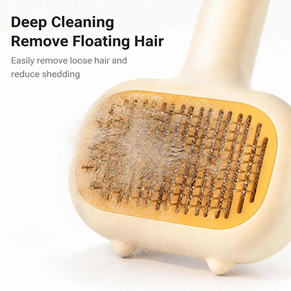 Pet Slicker Brush Self-Cleaning Rounded Pin Tips