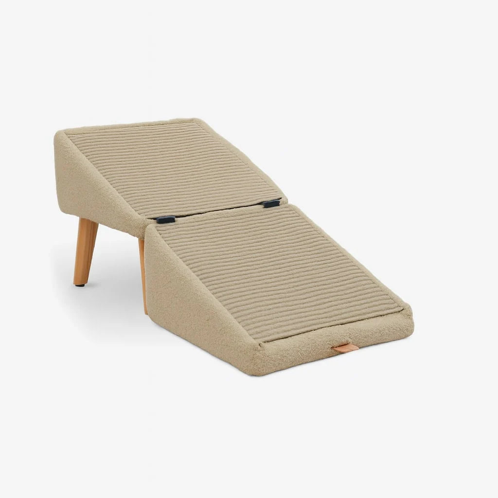 Pet Stairs Foldable Foam Wide Treads Non-Slip Base