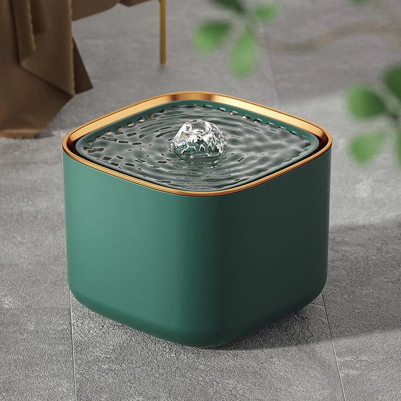 Pet Water Fountain Filtered Quiet 3.17-Quart Capacity