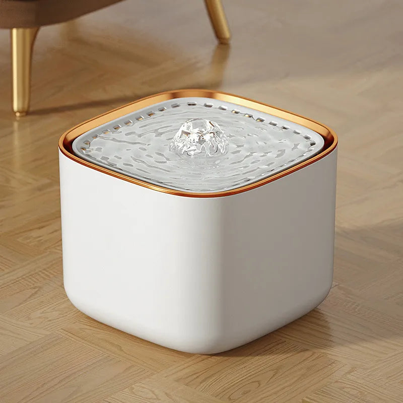 Pet Water Fountain Filtered Quiet 3.17-Quart Capacity