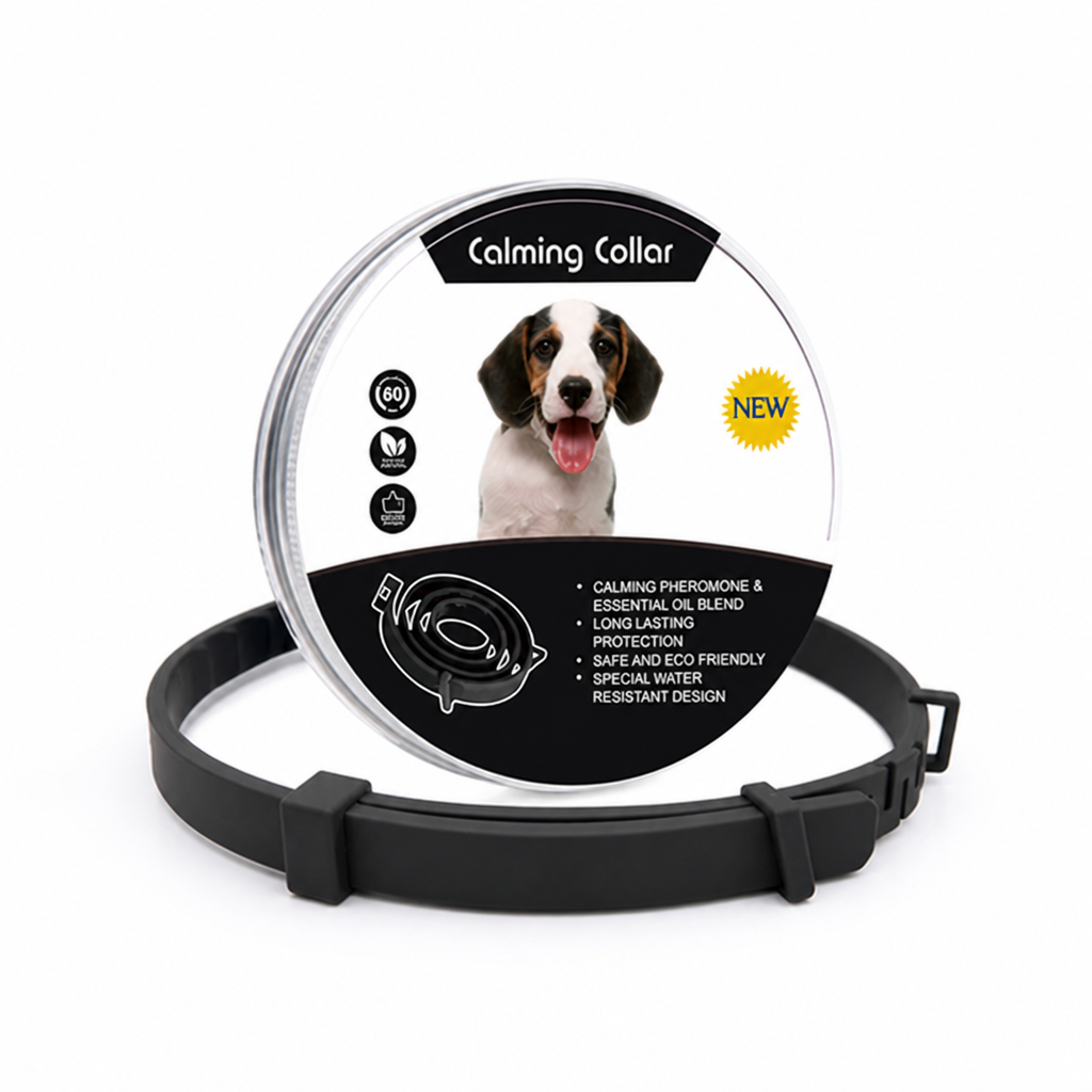 Pheromone-Infused Waterproof Adjustable Calming Collar (Dog & Cat)