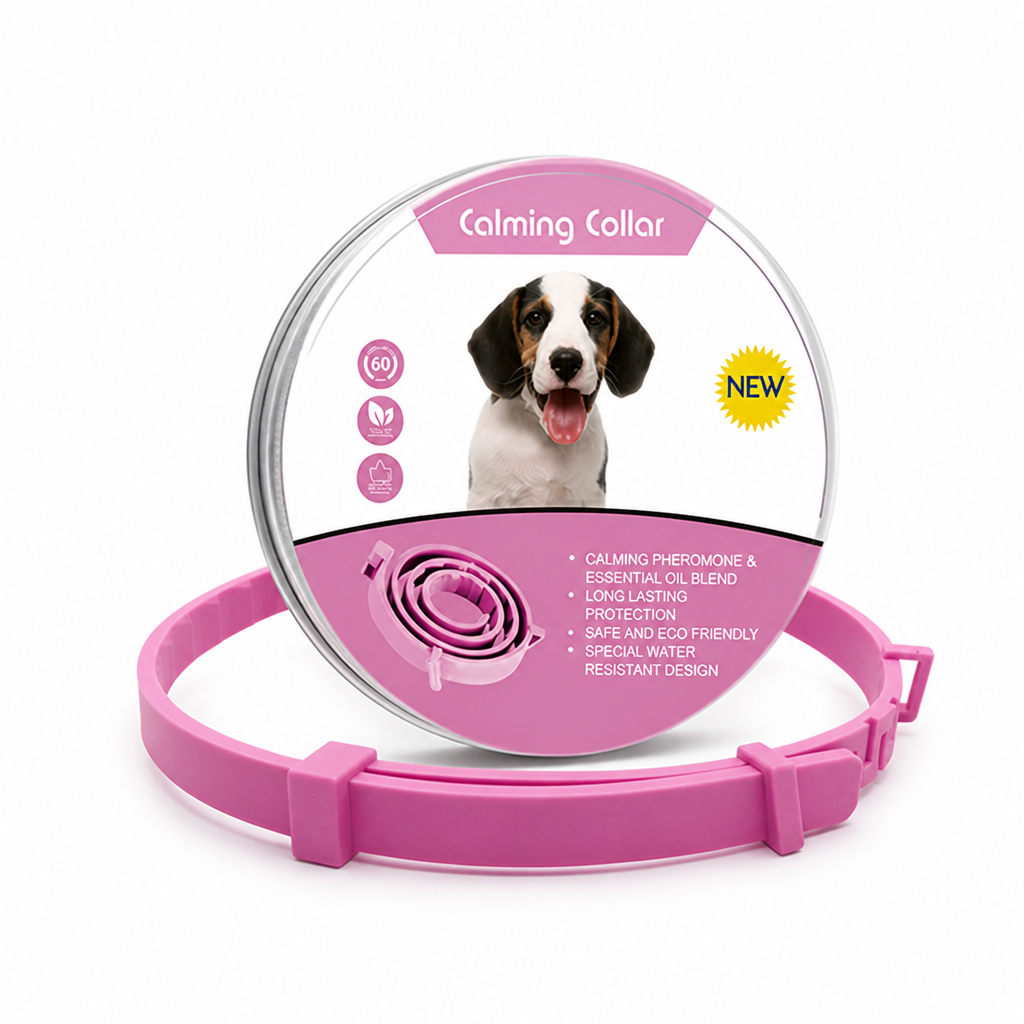 Pheromone-Infused Waterproof Adjustable Calming Collar (Dog & Cat)