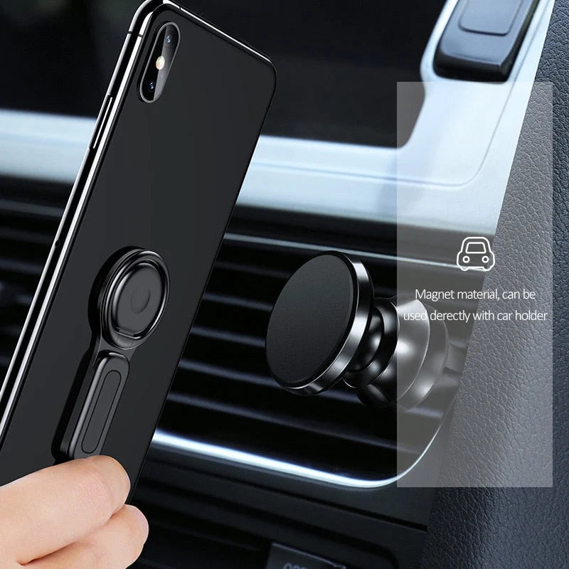 Phone Audio Adapter 2A Fast Charging Adjustable Ring Holder