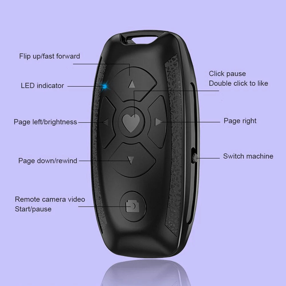 Phone Camera Remote Bluetooth Rechargeable Shutter