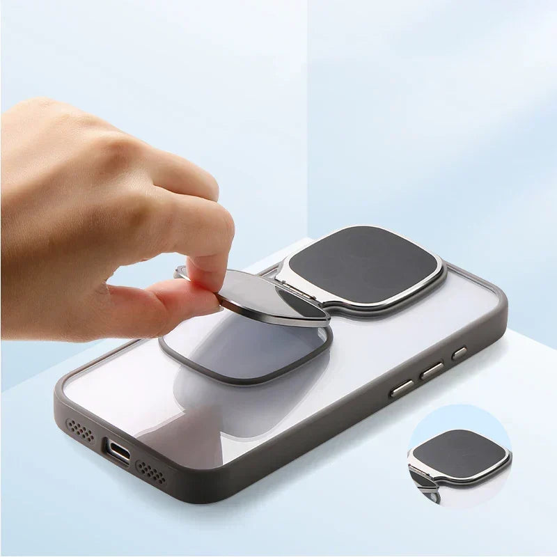 Phone Case Acrylic Retractable Stand Raised Camera Lens Protection