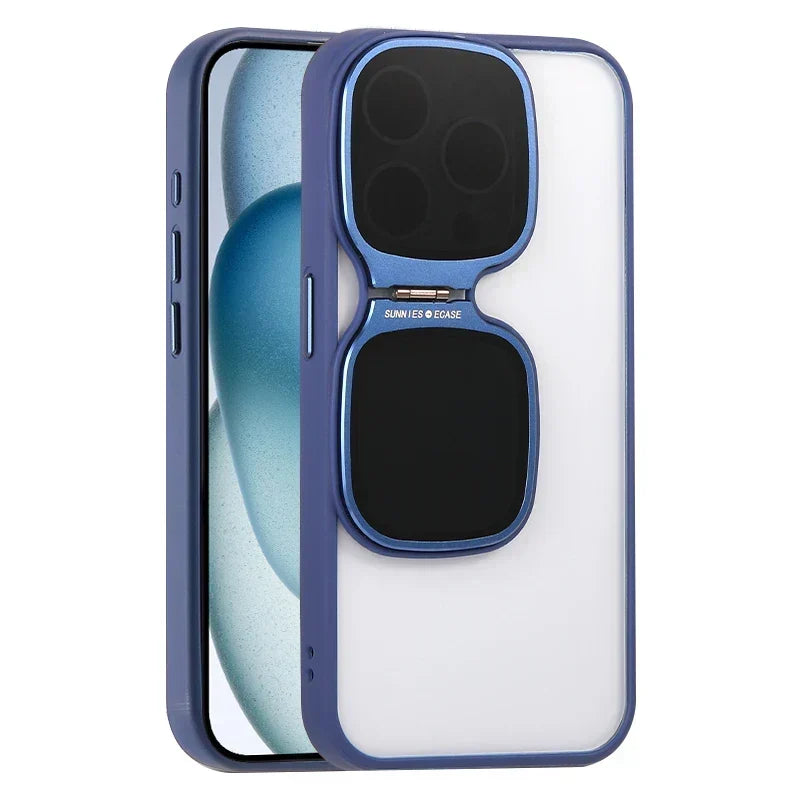 Phone Case Acrylic Retractable Stand Raised Camera Lens Protection