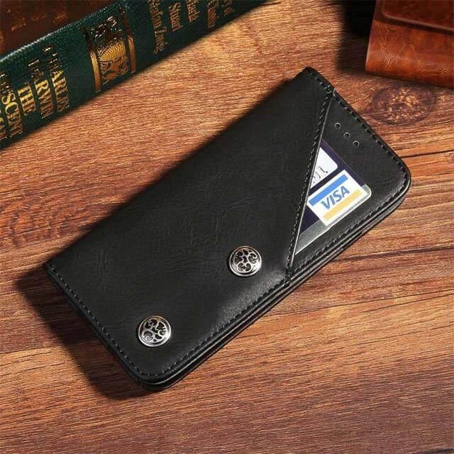 Phone Case Flip Cover Card Pocket Kickstand