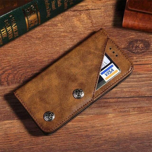 Phone Case Flip Cover Card Pocket Kickstand