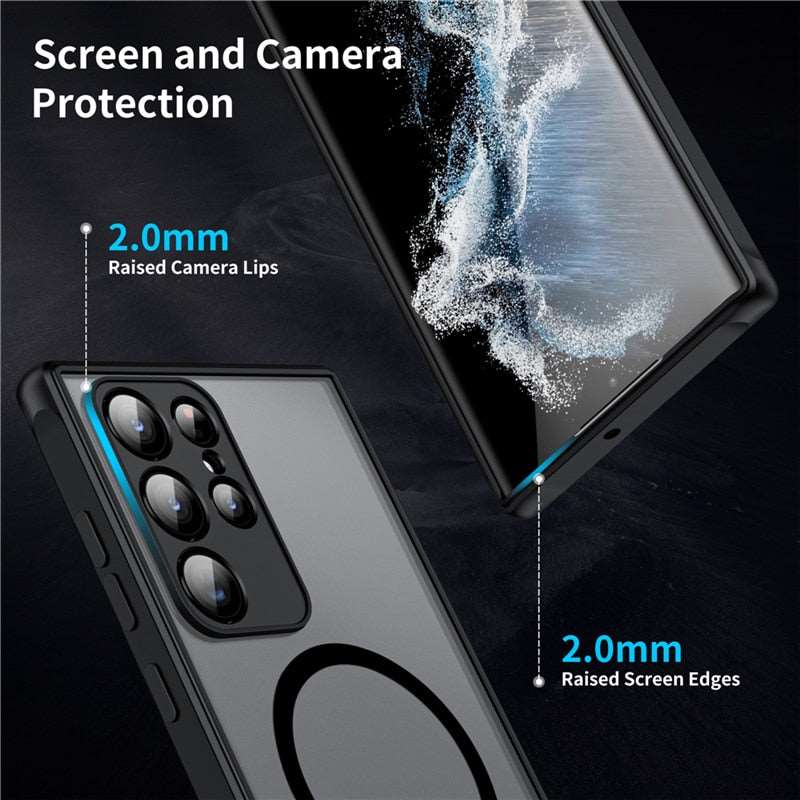 Phone Case Magnetic Shock-Absorbing Slim Fit