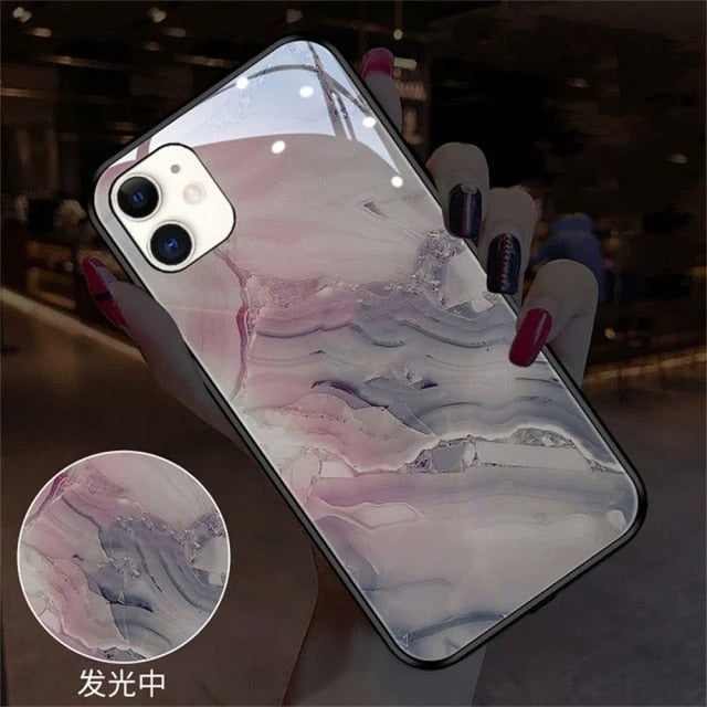 Phone Case Music-Activated LED Wireless Charging Compatible