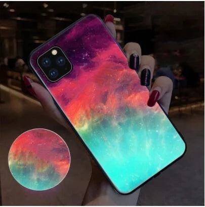 Phone Case Music-Activated LED Wireless Charging Compatible
