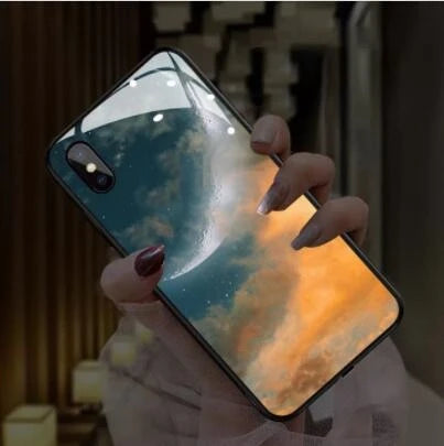 Phone Case Music-Activated LED Wireless Charging Compatible