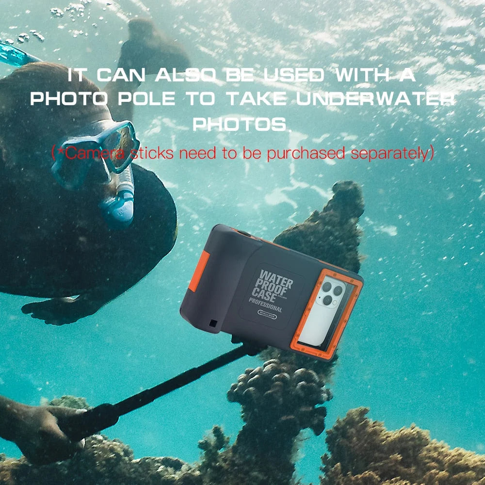 Phone Case Waterproof to 50 Ft Shock-Resistant