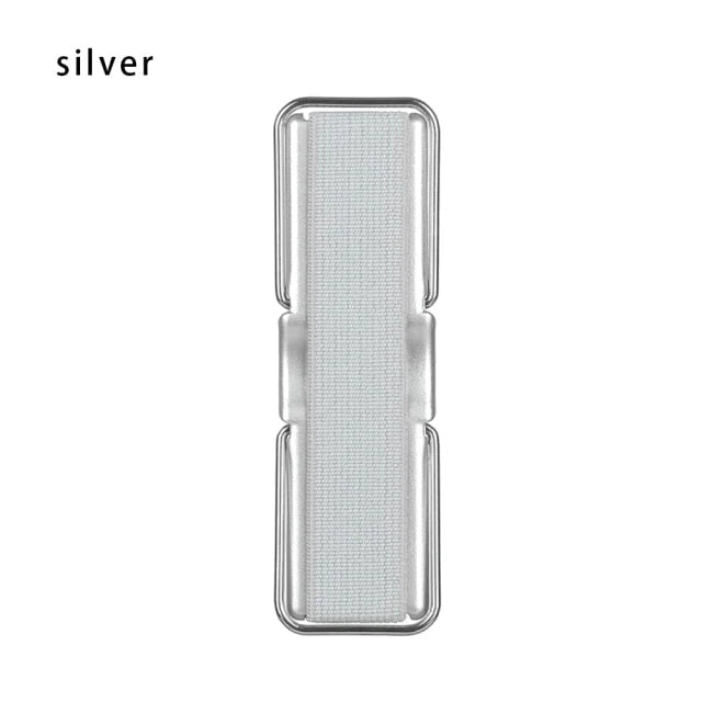Phone Grip Holder Elastic Strap Foldable Kickstand