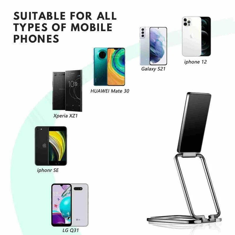 Phone Holder 360° Rotatable Foldable Zinc Alloy