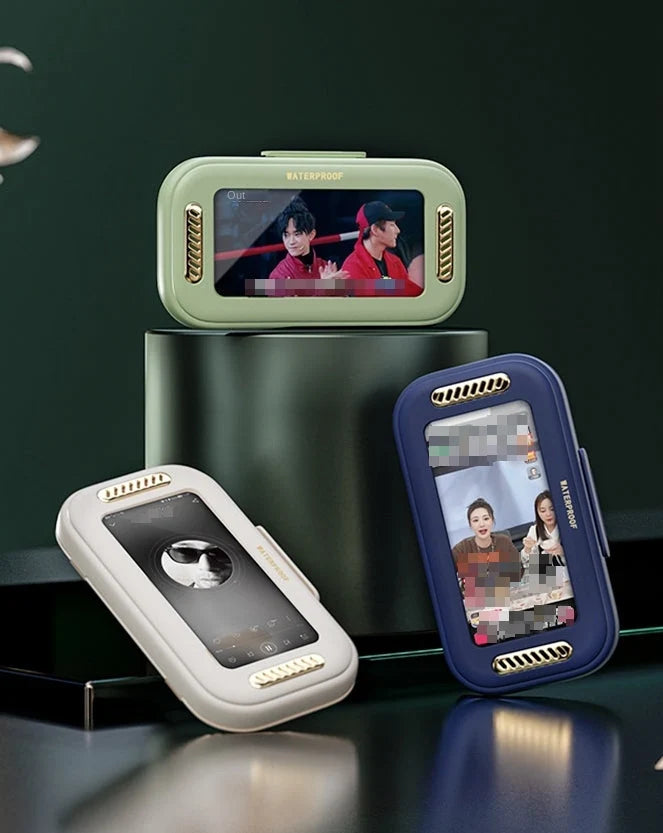Phone Holder Box Waterproof ABS for Shower Use