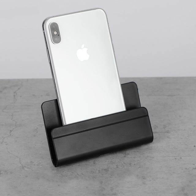 Phone Holder Wall-Mounted Drill-Free Adhesive Charging Access