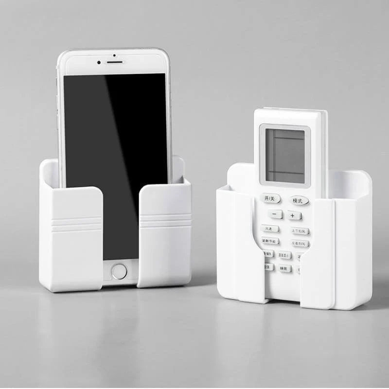 Phone Holder Wall-Mounted Drill-Free Adhesive Charging Access
