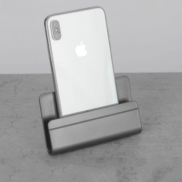 Phone Holder Wall-Mounted Drill-Free Adhesive Charging Access
