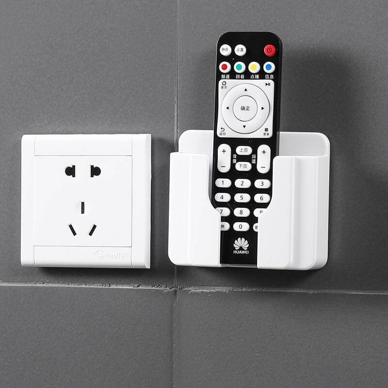 Phone Holder Wall-Mounted Drill-Free Adhesive Charging Access
