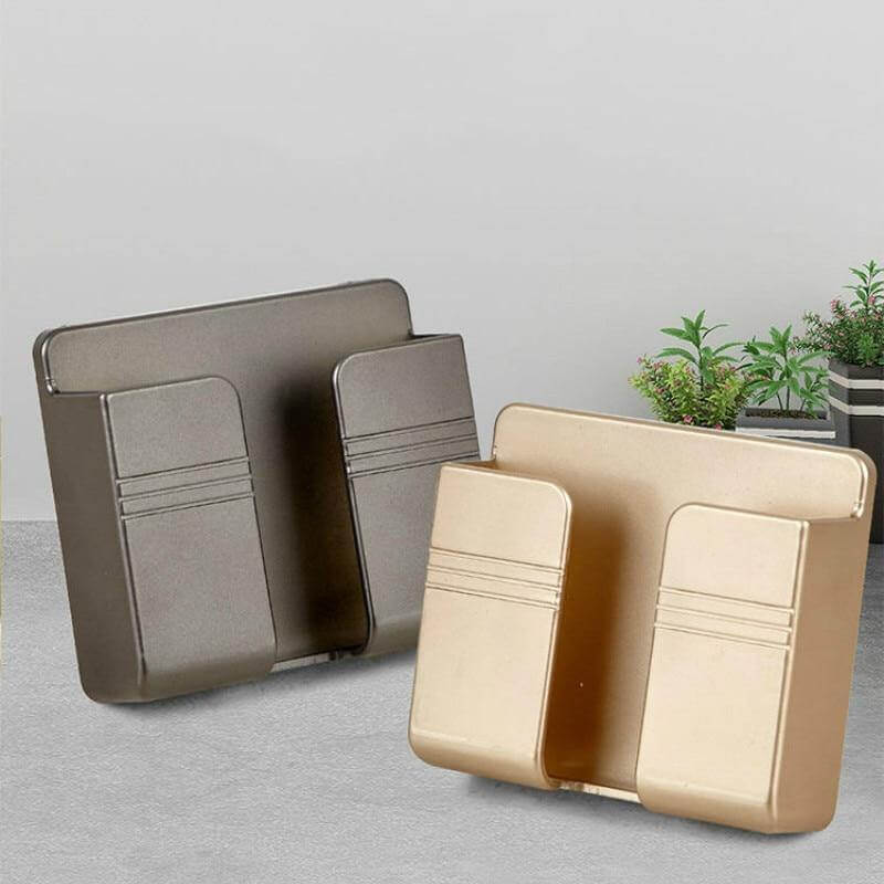 Phone Holder Wall-Mounted Drill-Free Adhesive Charging Access
