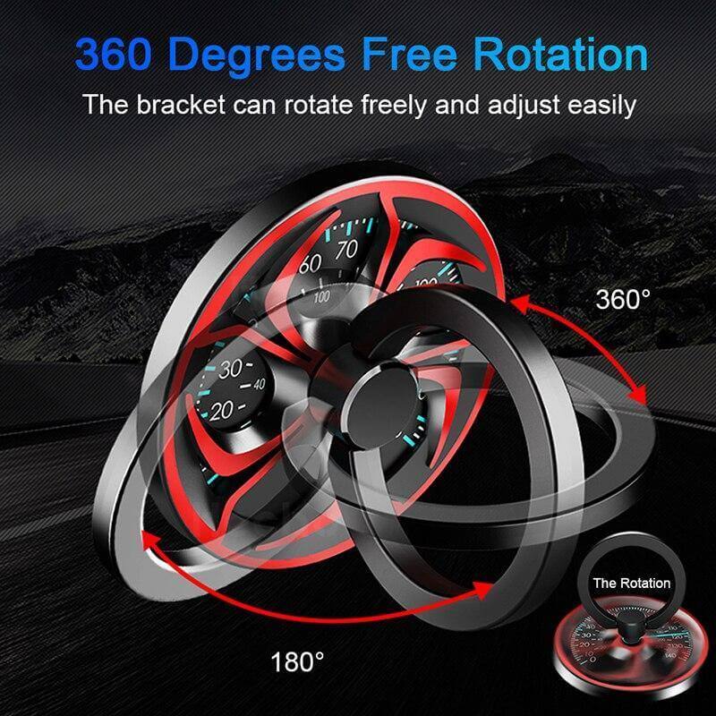 Phone Ring Holder Metal 360° Rotating Foldable Stand