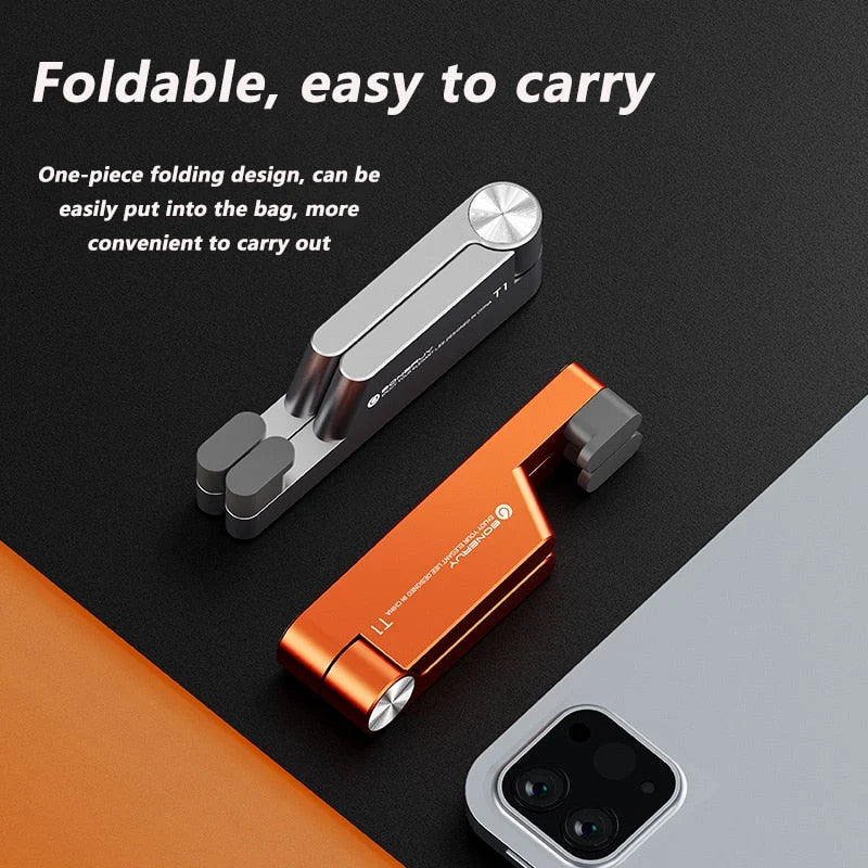Phone Stand Aluminum Portable Mini Tripod