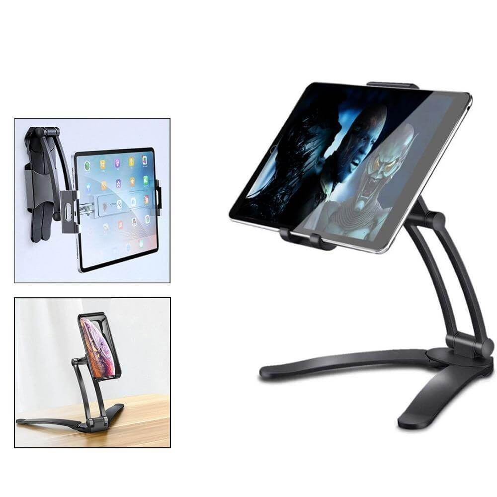 Phone & Tablet Holder Wall-Mounted 360° Rotating Foldable Arm