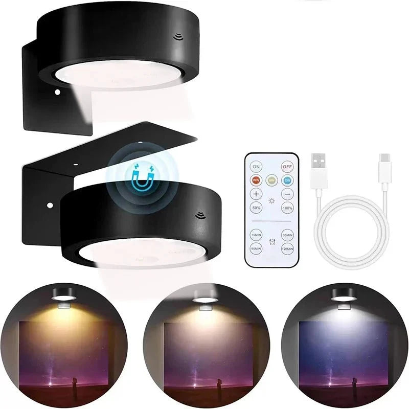 Picture Light Rechargeable LED Remote Control Three Color Temperatures