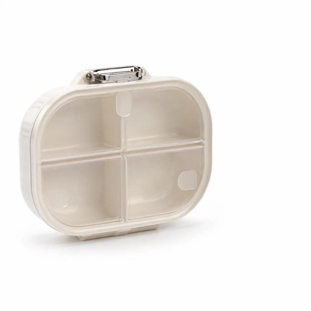 Pill Organizer 7-Compartment Moisture-Resistant Seal Set of 2