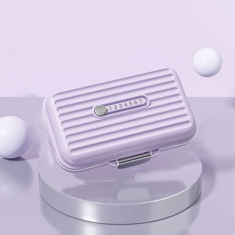 Pill Organizer 7 Compartments Compact Travel Design