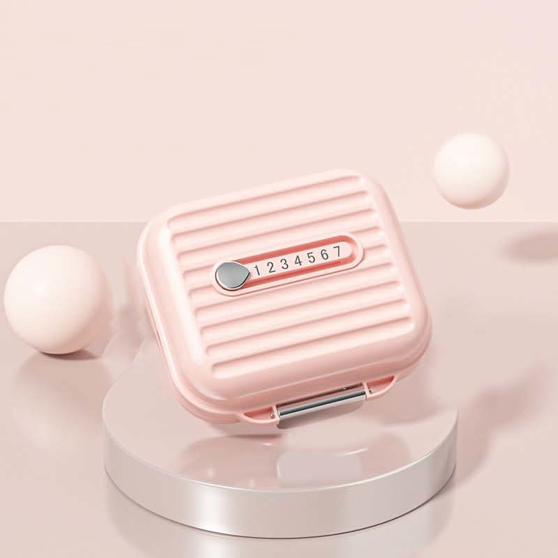 Pill Organizer 7 Compartments Compact Travel Design