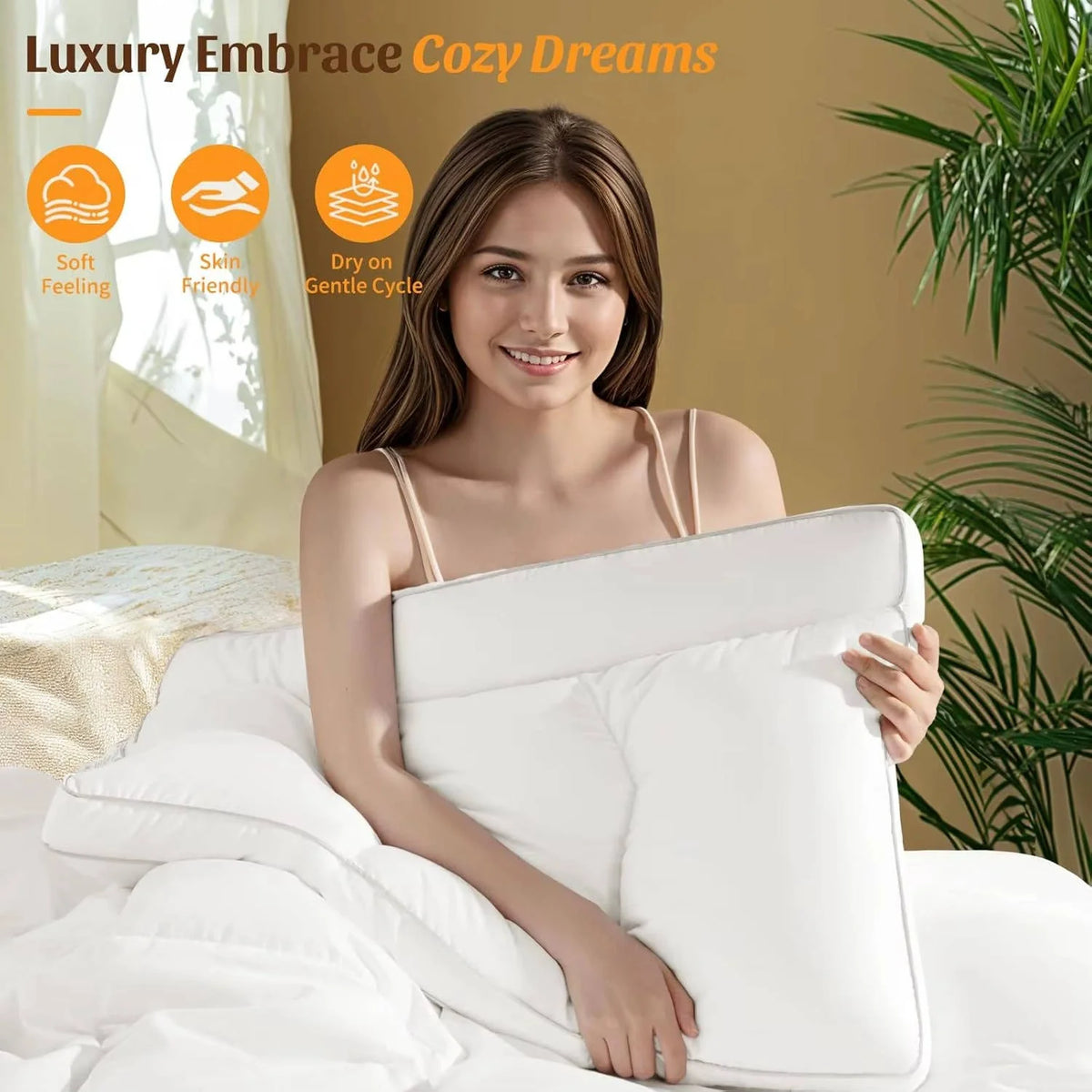 Pillow 5-Zone Ergonomic Neck Support Hypoallergenic