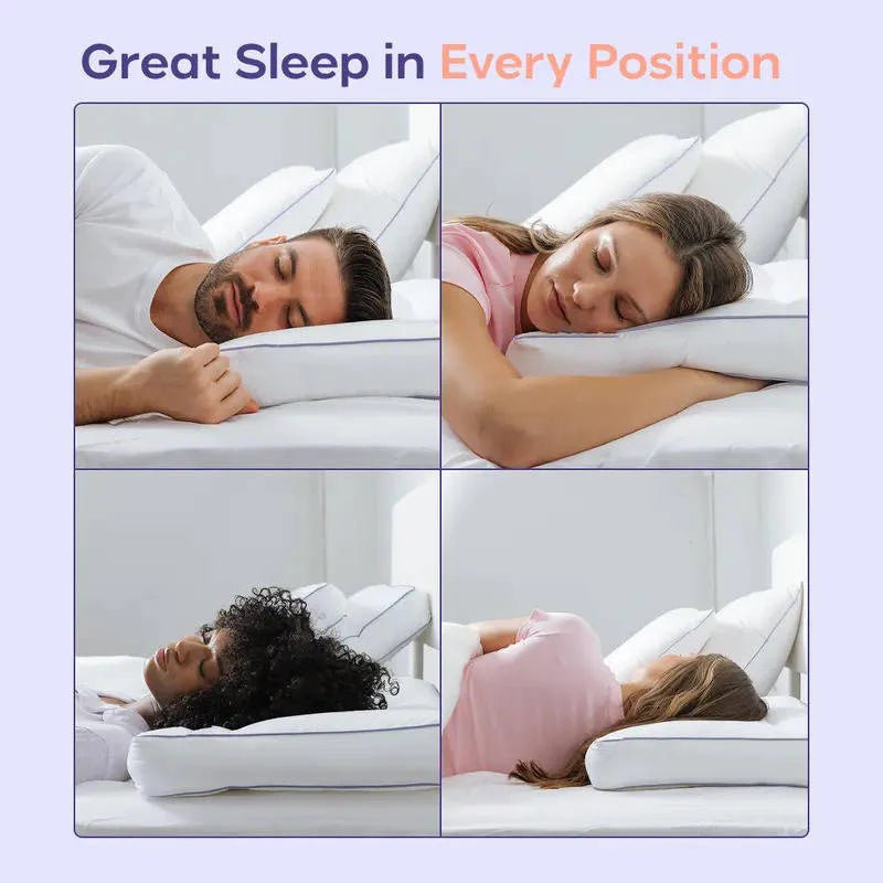 Pillow 5-Zone Ergonomic Neck Support Hypoallergenic