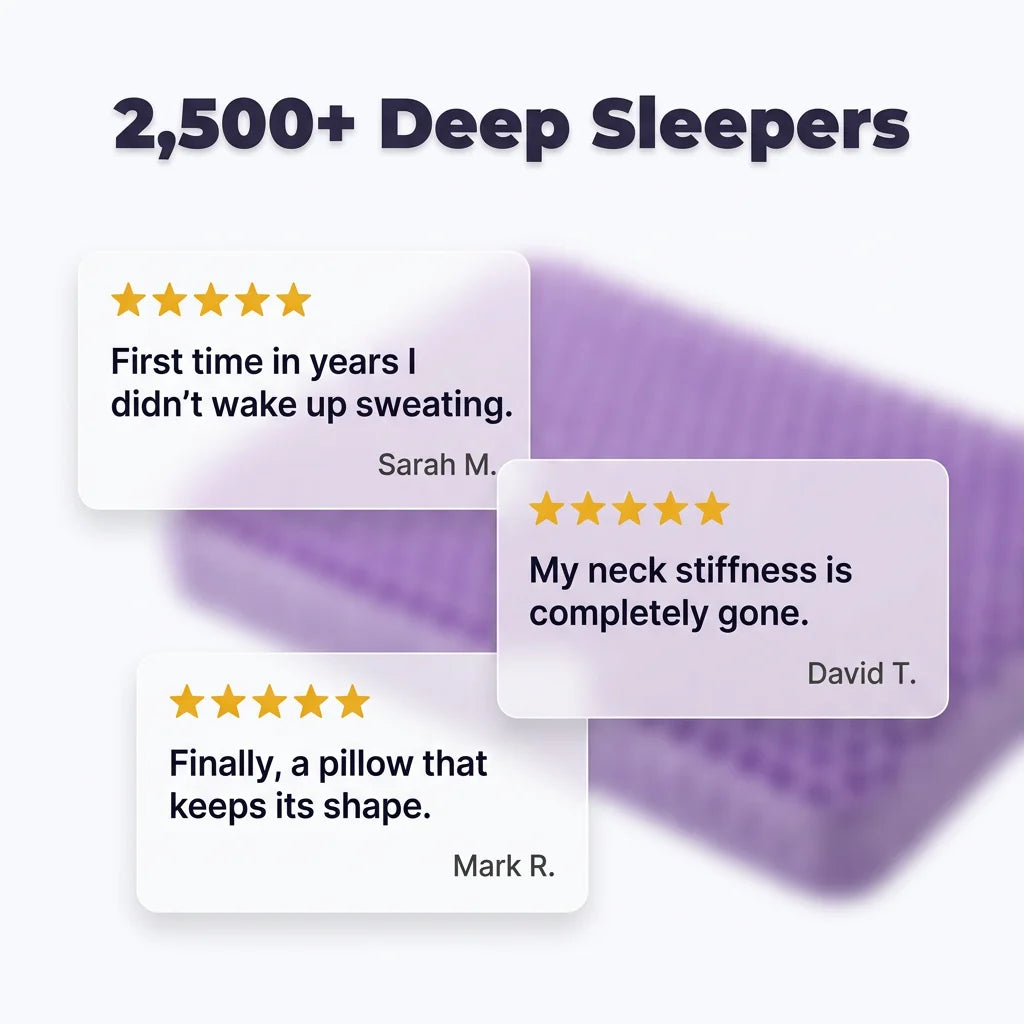 Pillow TPE Honeycomb Grid Cooling Neck Support