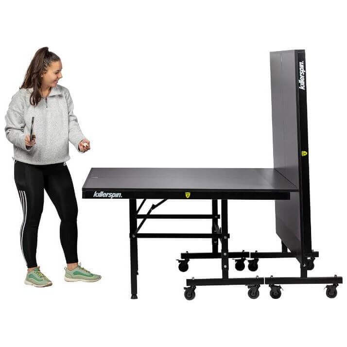 Ping Pong Table Regulation 9ft x 5ft Folding & Locking Wheels